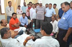 Students with suspicion on the Chairman, Members with evidence