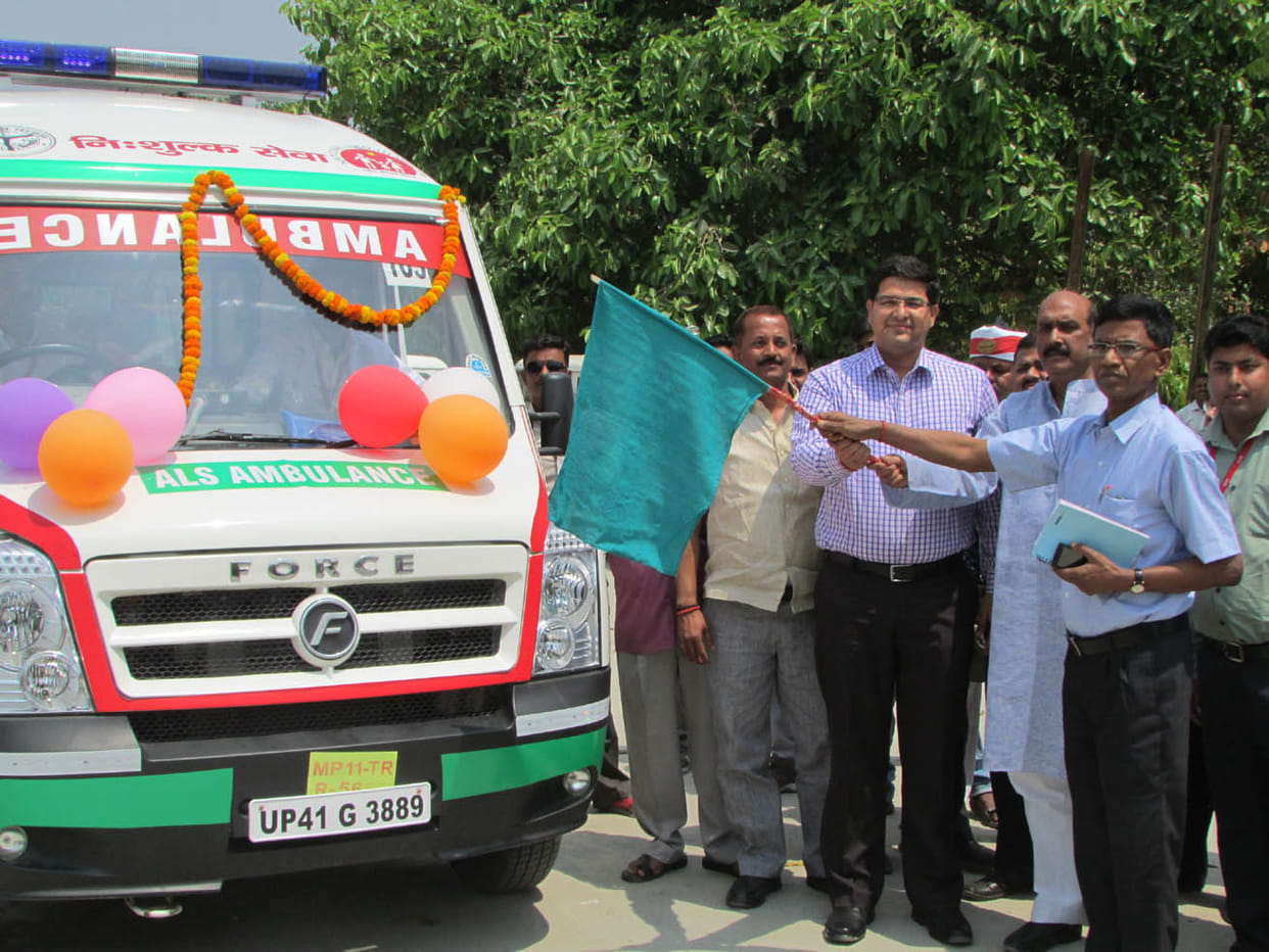 CMU showed ambulance to CM and CMO