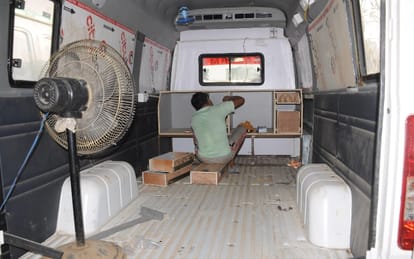 gvk emri company sent defected ambulance for cm's fleet