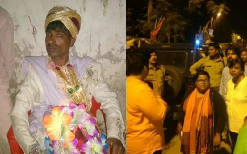 ruckus against minor sisters marriage in lucknow