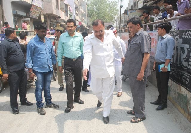 Order to check the road breakdown of Gaushala underpass