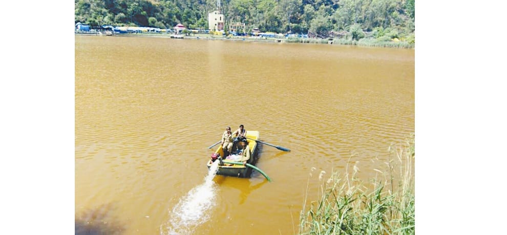 colour of rewalsar lake water contaminated