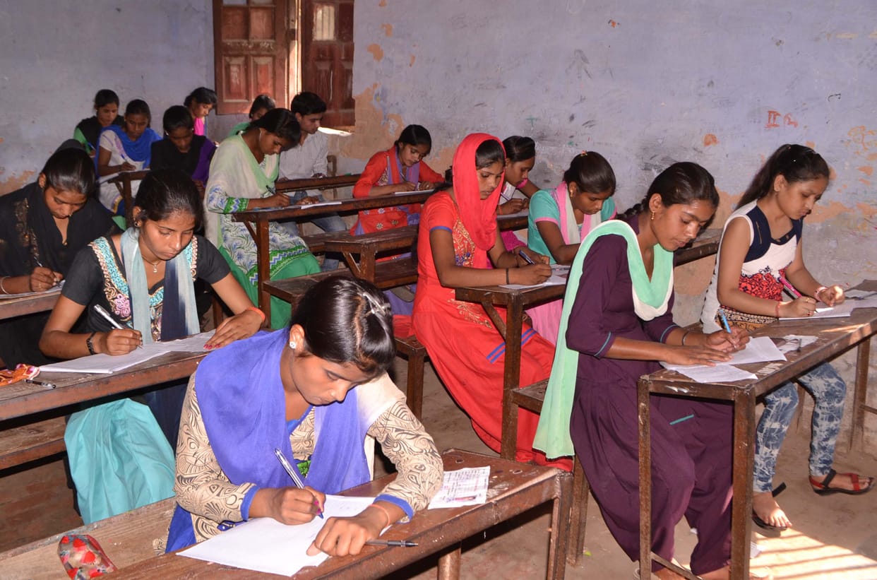 Sanskrit board examinations begin, first day 19 left pamphlet