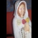 'witness a miracle after a statue of the Virgin Mary begins crying BLOOD' 