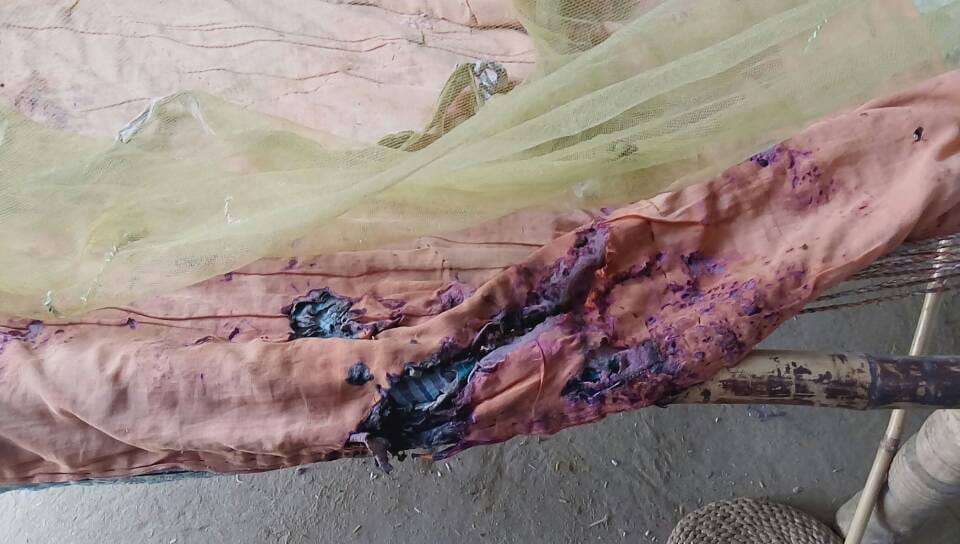 Jethani threw acid on goddess