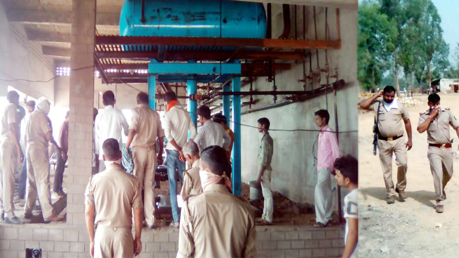 ammonia gas leakage in cold storage