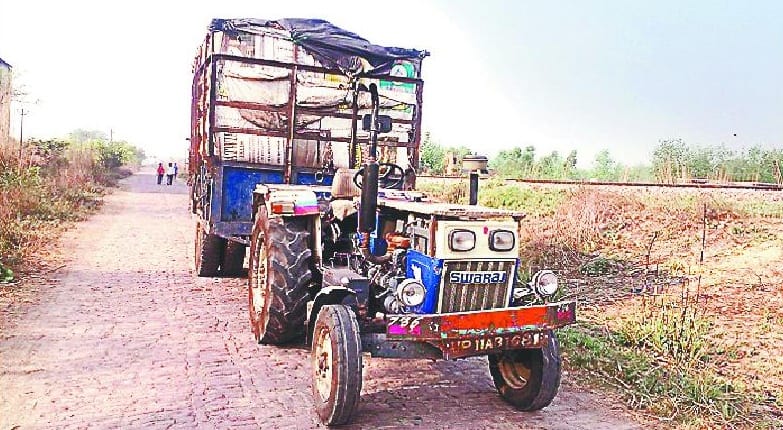 Caught on the dirt trolley