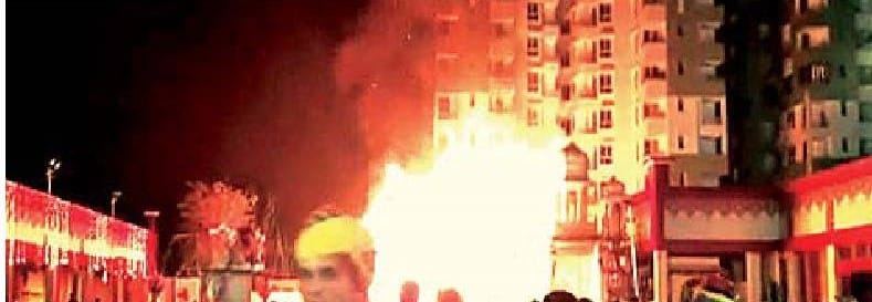 fire break at a marriage ceremony in jaipur