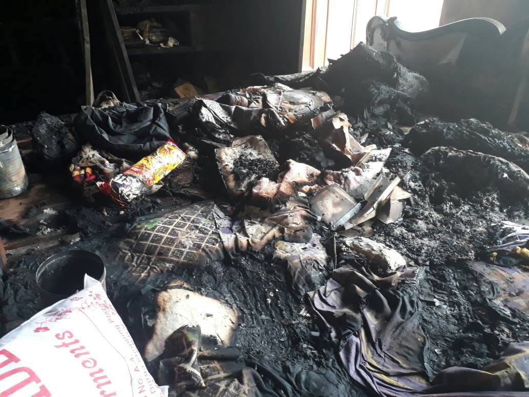  fire broke out in the hospital premises