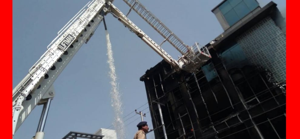 fire caught in electronics company in noida, about 6 people missing after incident