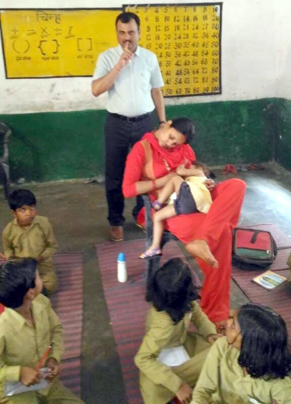 School teacher suspended, not sleeping