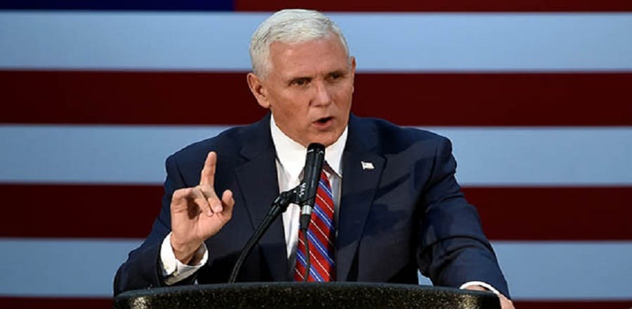 'The sword stands ready' says Mike Pence 