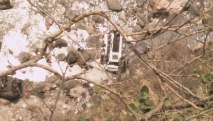 Private Bus Falls into Tons River in Himachal, 20 Missing.
