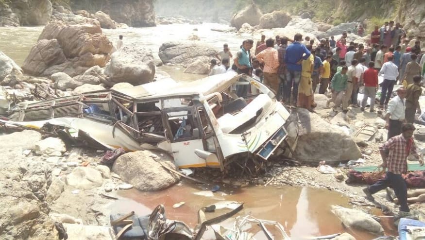 All Dead Body Identified in Gumma Bus Accident.