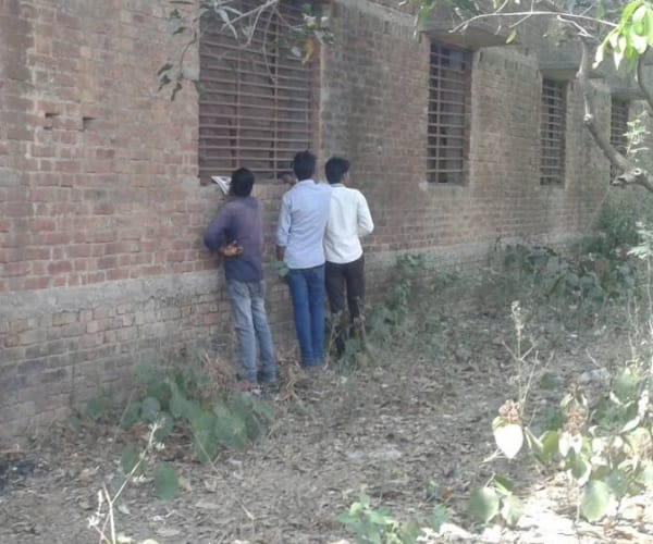  cheating in a college in sitapur on board examination.