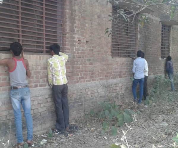  cheating in a college in sitapur on board examination.