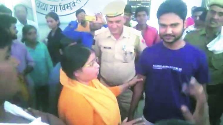 Sadhvi Kamal told 'Bhagat Singh' to those who accused in the case of cow violence