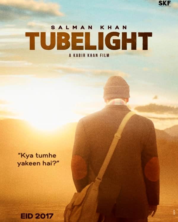 salman khan featured his back on the poster of many films