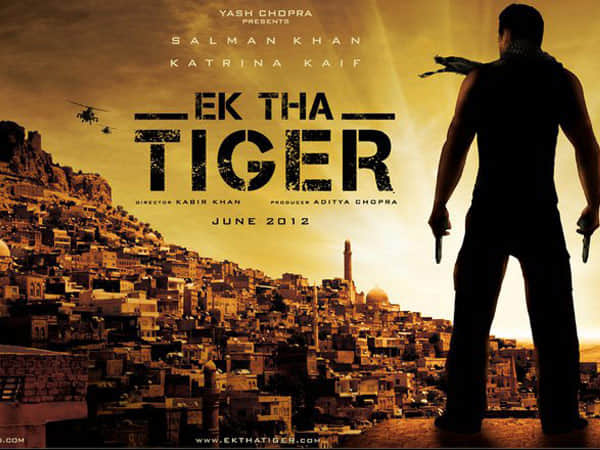 salman khan featured his back on the poster of many films