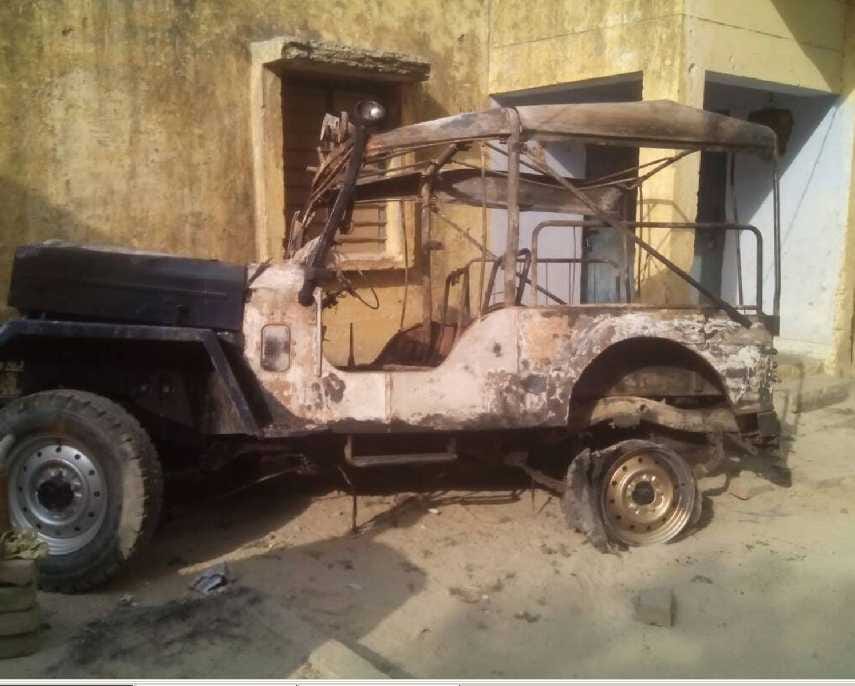 Barkal, police jeep swept in Sharh Baroliya, 60 litigation