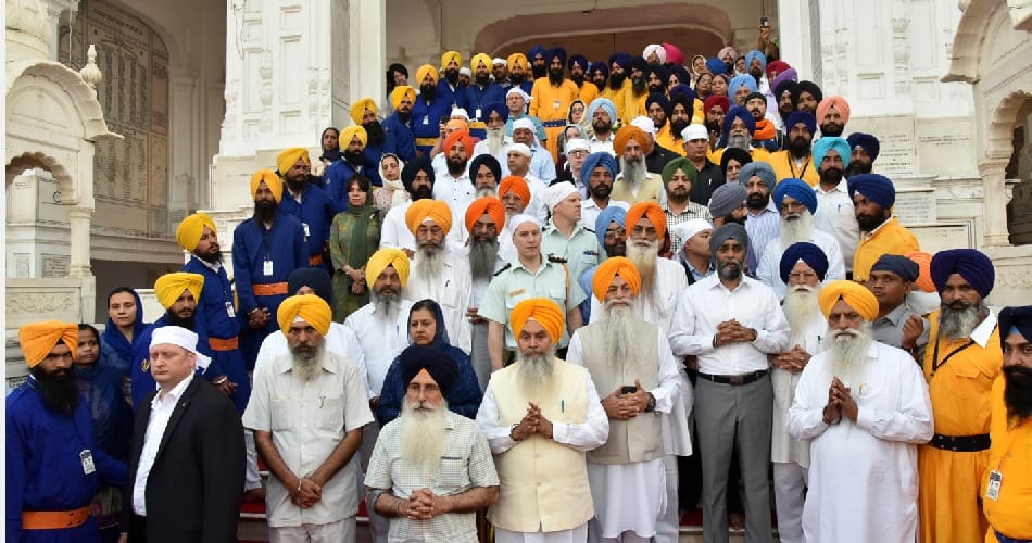 Canada’s defence minister Harjit Sajjan at the Golden Temple