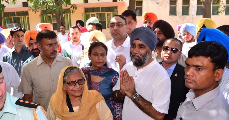 Canada’s defence minister Harjit Sajjan at the Golden Temple