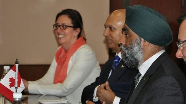 Canadian Defence Minister Harjit Singh Sajjan on India Tour, Reached at hometown Hoshiarpur