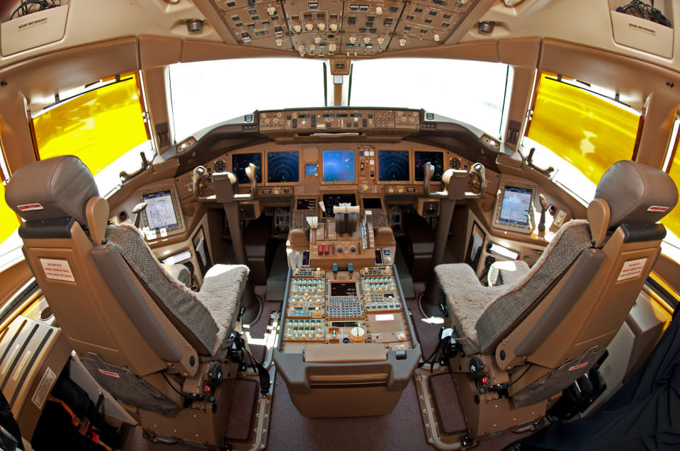 passengers started to enter the cockpit for mobile charging