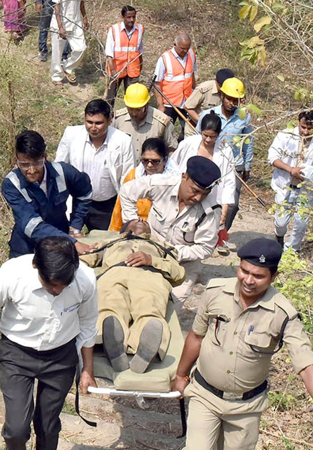 forest  caught fire during  Mock Drills  in haridwar