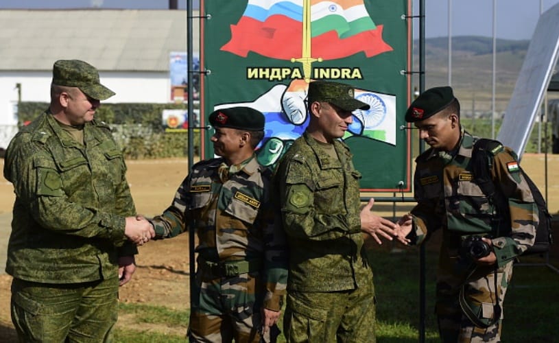 India and Russia hold major tri-Service 'Indra' combat exercise for first time this year