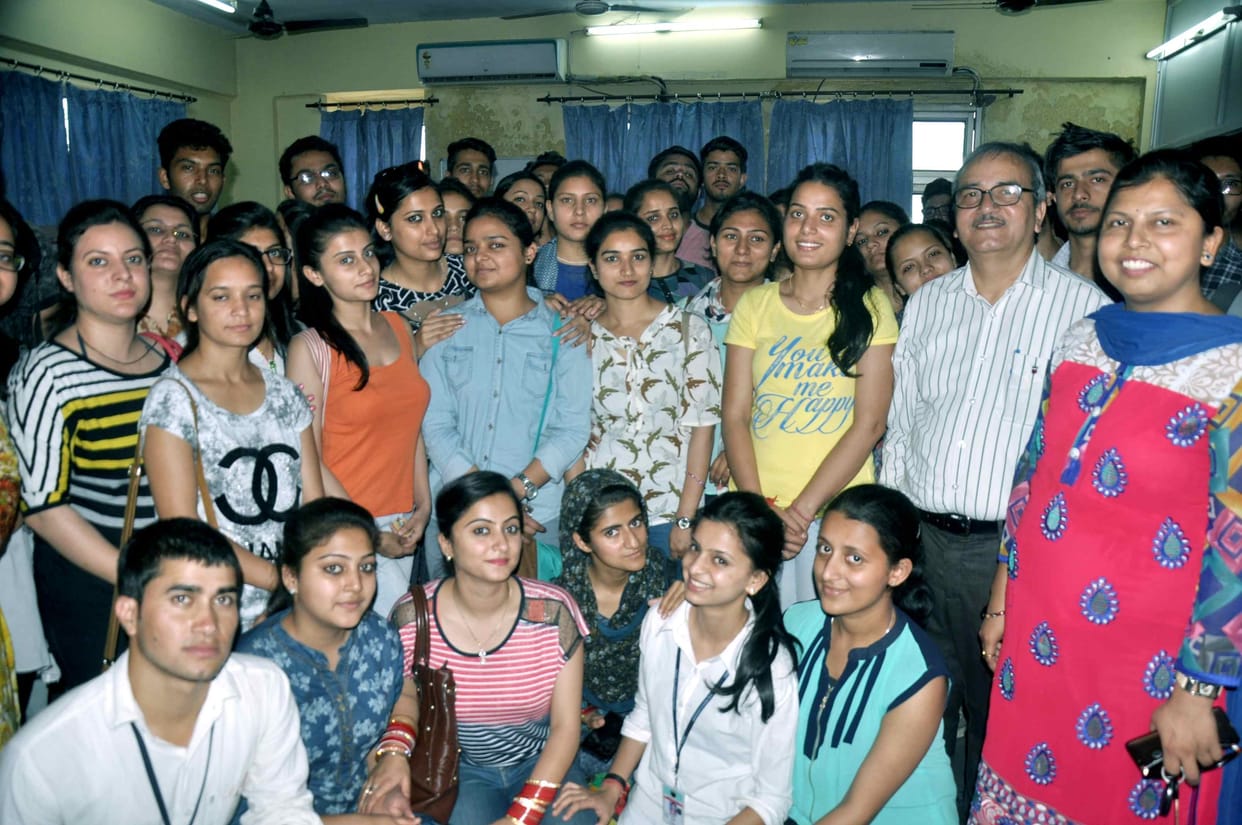 JAMMU CENTRAL UNIVERSITY STUDENTS VISITED AMAR UJALA JAMMU