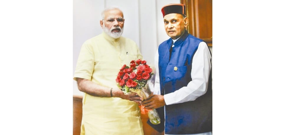 prem kumar dhumal meets with pm narendra modi