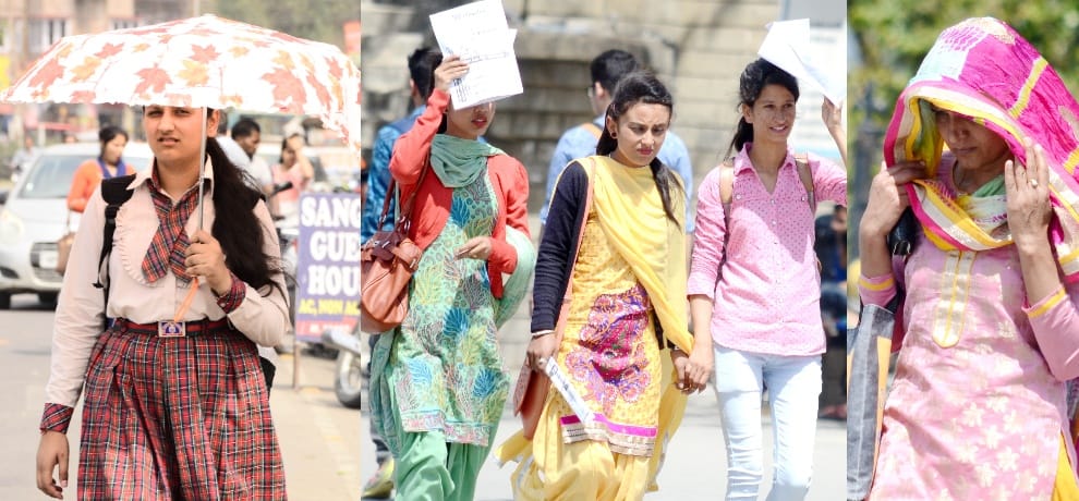 Himachal Una Distt temperature soars to 43 degrees, heat wave to continue