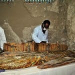 EIGHT MUMMIES and a treasure trove of artefacts are found in a 4000 year-old tomb 