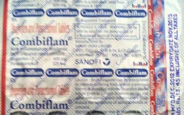  popular medication like Combiflam, a pain reliever, and D Cold Total to be substandard