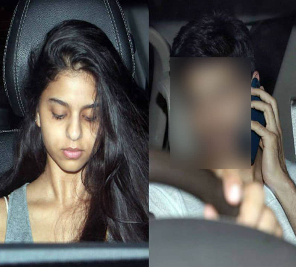 shahrukh khan daughter suhana and siddharth malhotra spotted outside Karan Johar’s house