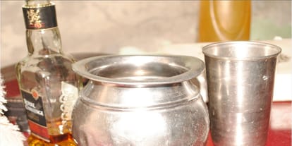 Father killed due to son came after drink alcohol at home
