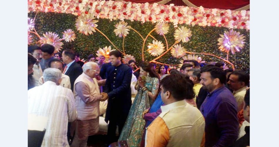 india's youngest mp dushyant chautala wedding reception