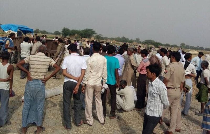 two persons deth during thressing
