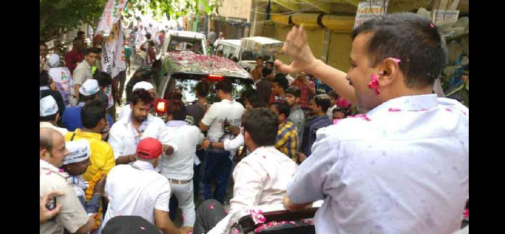  AAP congress bjp election campaign for delhi MCD polls