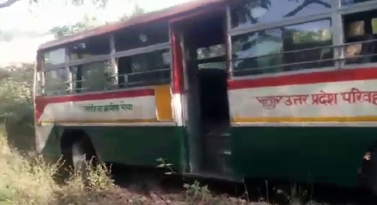 roadways bus accident in kannauj