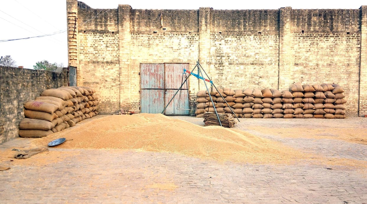 Commerce tax department team raid on rice mill