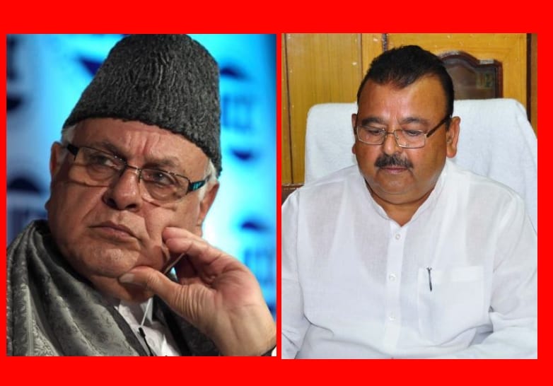 Farooq Abdullah provoked on the controversial statement of industry Minister