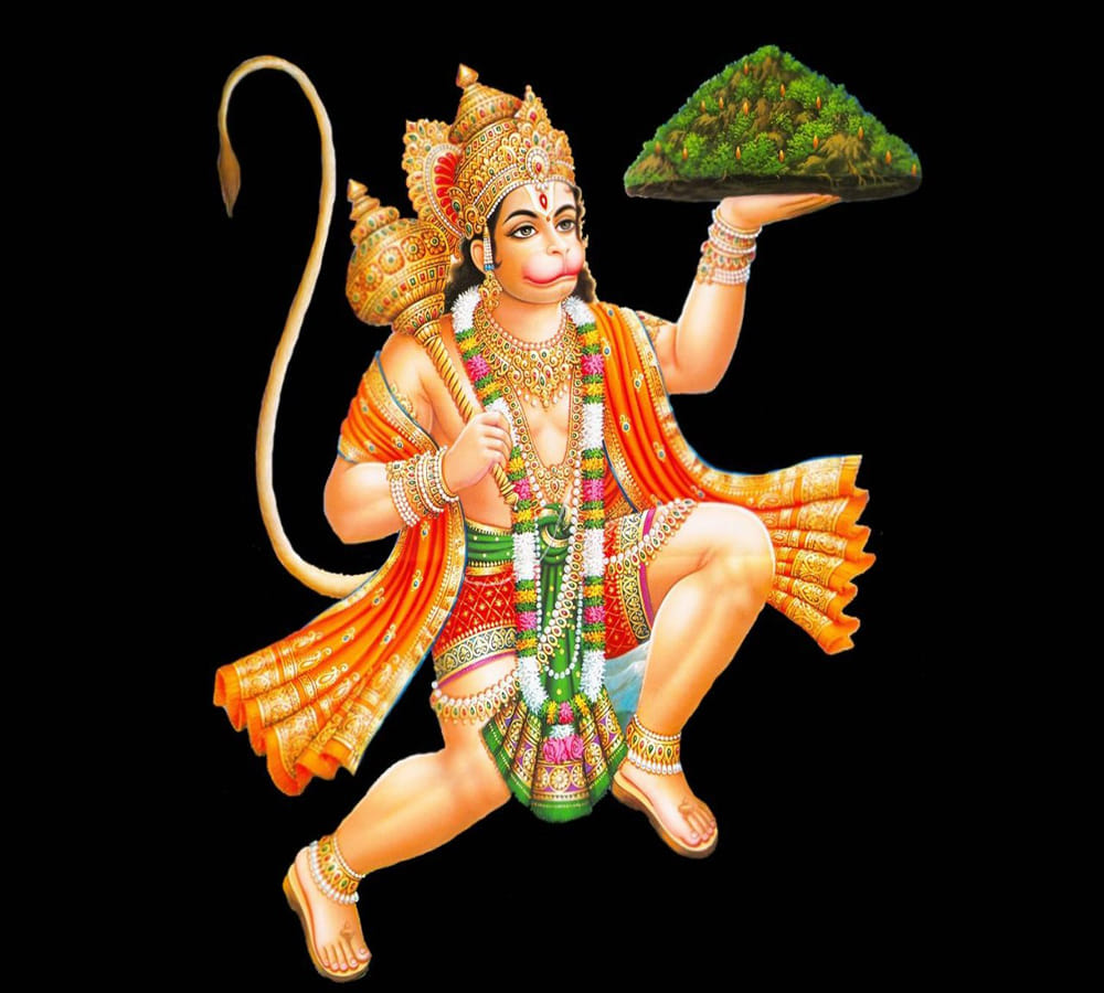 lord hanuman myth about dronagiri parvat  