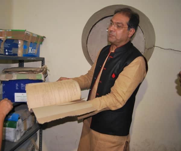  mohsin raza inspection in sunni waqf board.