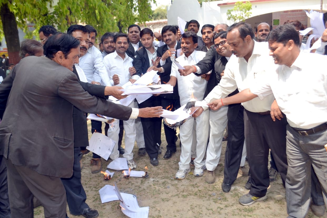 Lawyer on strike in protest against Law Commission report