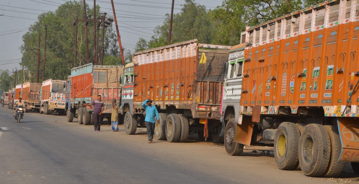 action at overloding,transportation closed