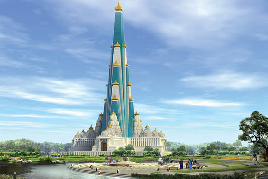 Prime Minister Modi Honoured Architect Rajesh Kumar for Design of World's Highest Chandrodaya Mandir