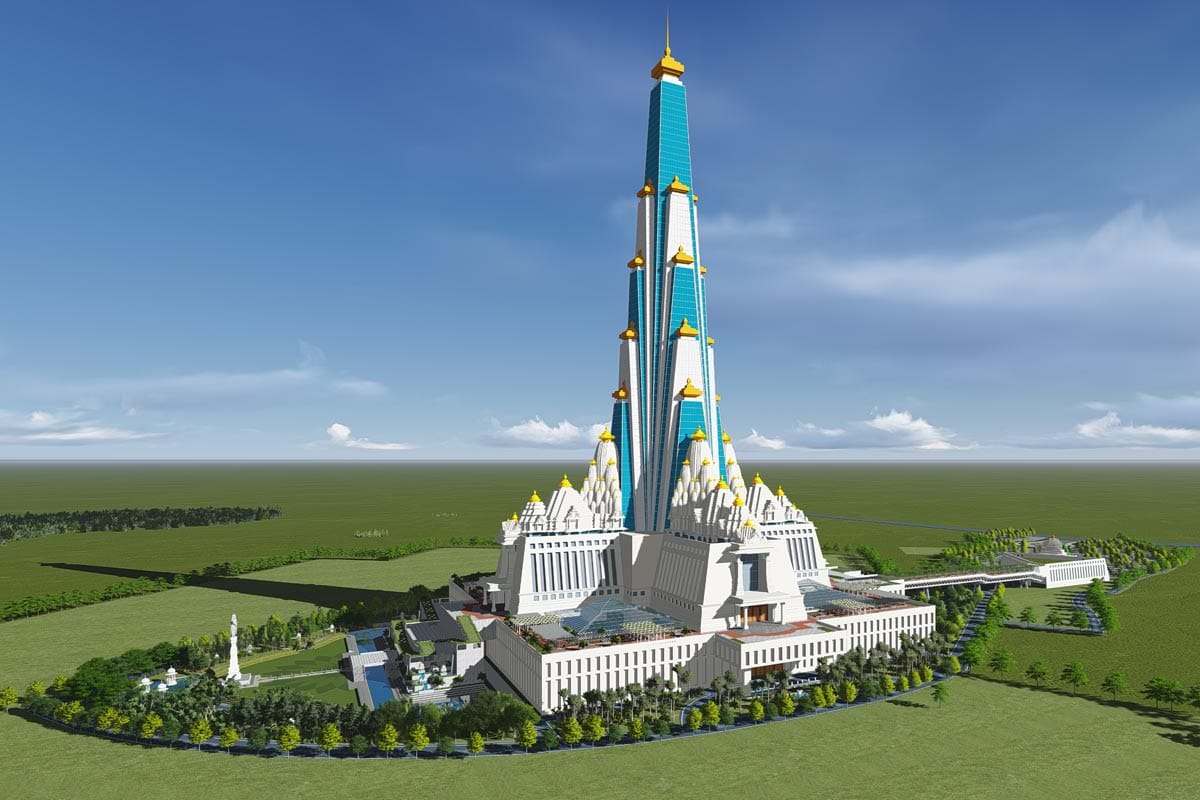 Prime Minister Modi Honoured Architect Rajesh Kumar for Design of World's Highest Chandrodaya Mandir