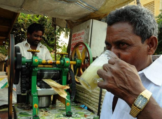 Don't drink suger cane juice from road side